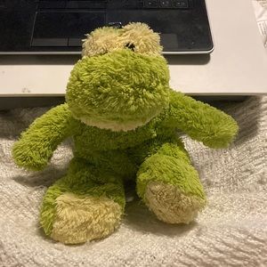 Vintage stuffed animal, frog.